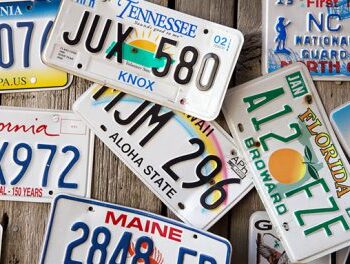 Buy unregistered license plate