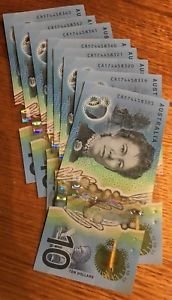 Buy fake 10 Australian Dollar bills