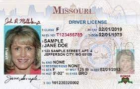 Available Missouri Driver License and ID Cards