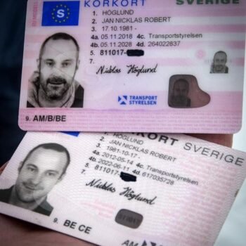 Swedish drivers license for sale online