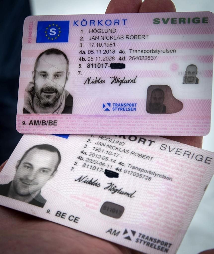 Swedish drivers license for sale online