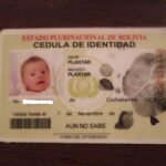Real ID Card of Bolivia