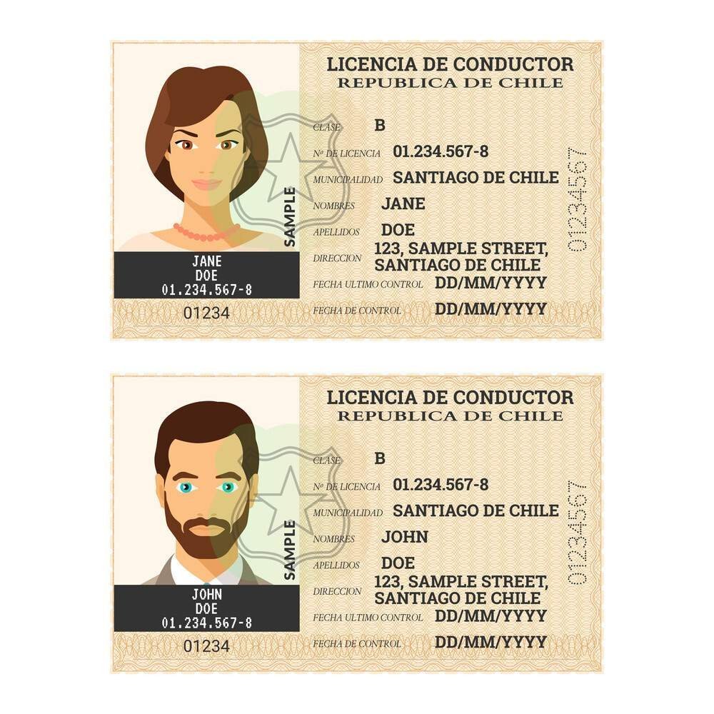 Chile ID cards for sale